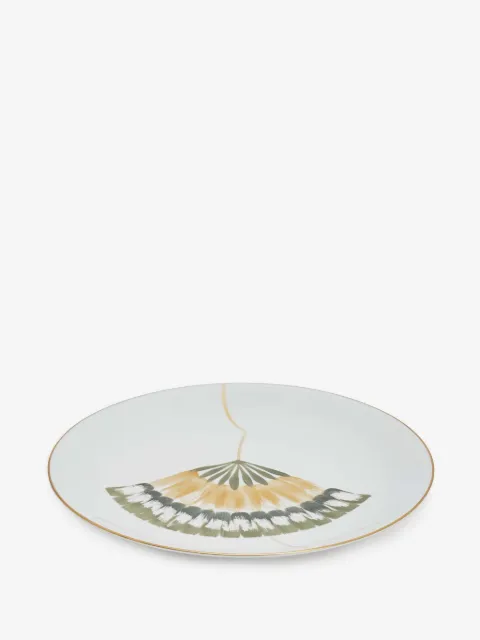 MARIE DAAGE Ginkgo Coupe round dinner plate (26.5cm)