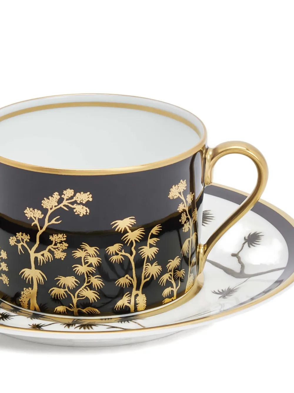 Pinto Paris Kyoto Tea Cup And Saucer In Black
