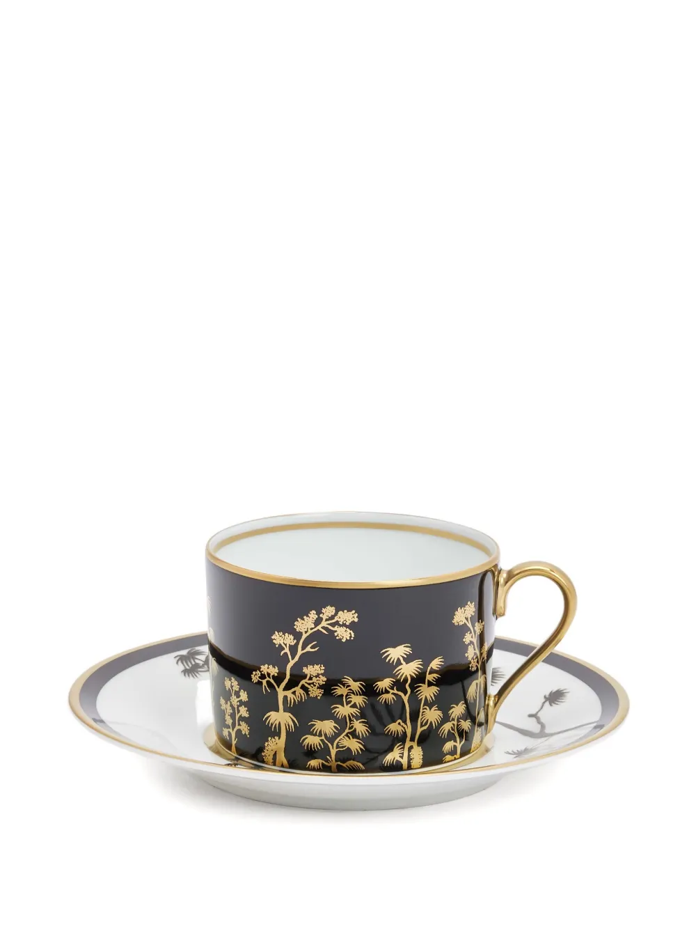 Pinto Paris Kyoto Tea Cup And Saucer In Black