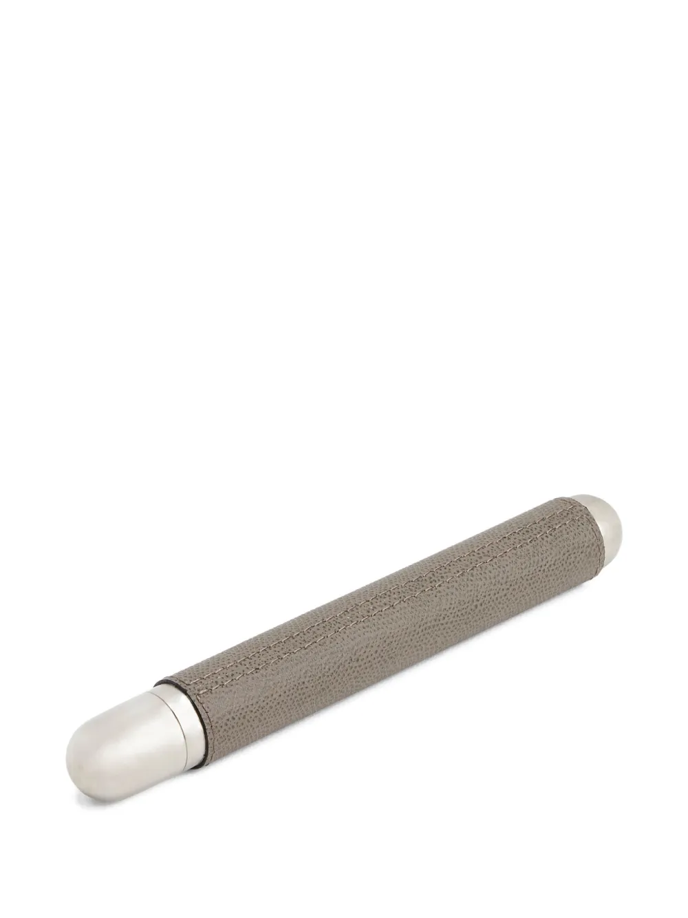 Giobagnara Stitched Cigar Holder (4cm X 20cm) In Gray