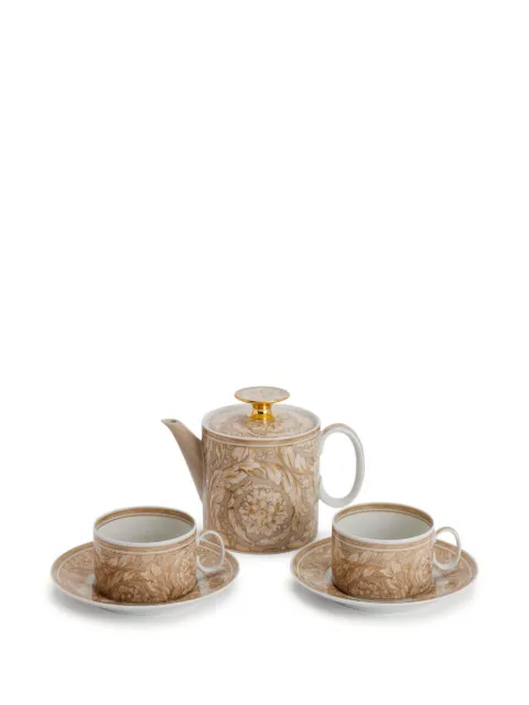 Versace Home barocco floral tea set (set of five)
