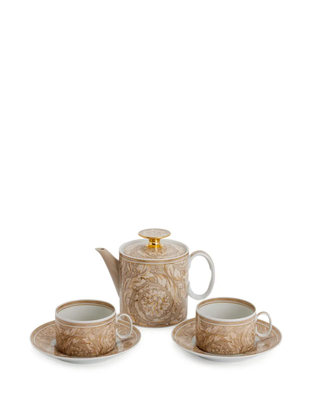 Versace Home barocco floral tea set (set of five) | Tea & Coffee | Image 2