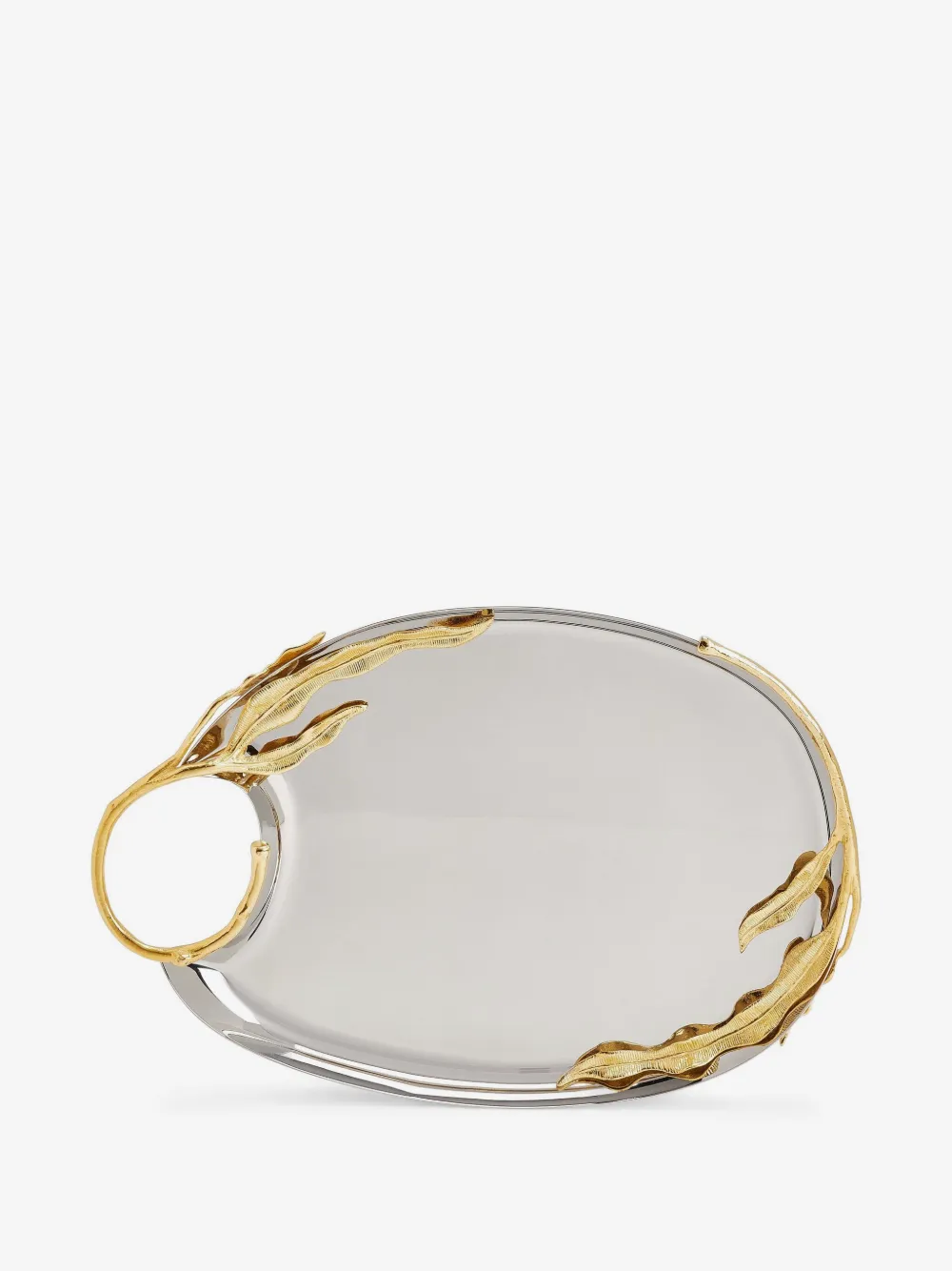 L'Objet handle oven tray medium (35cm) | Silver | Image 1