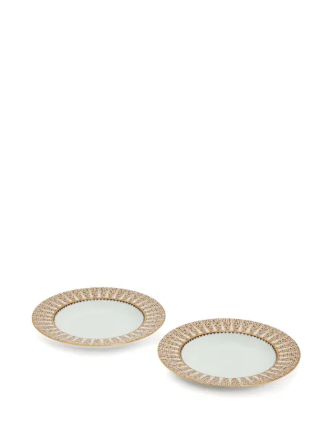 Haviland Cavalier patterned royal soup plate (set of two)