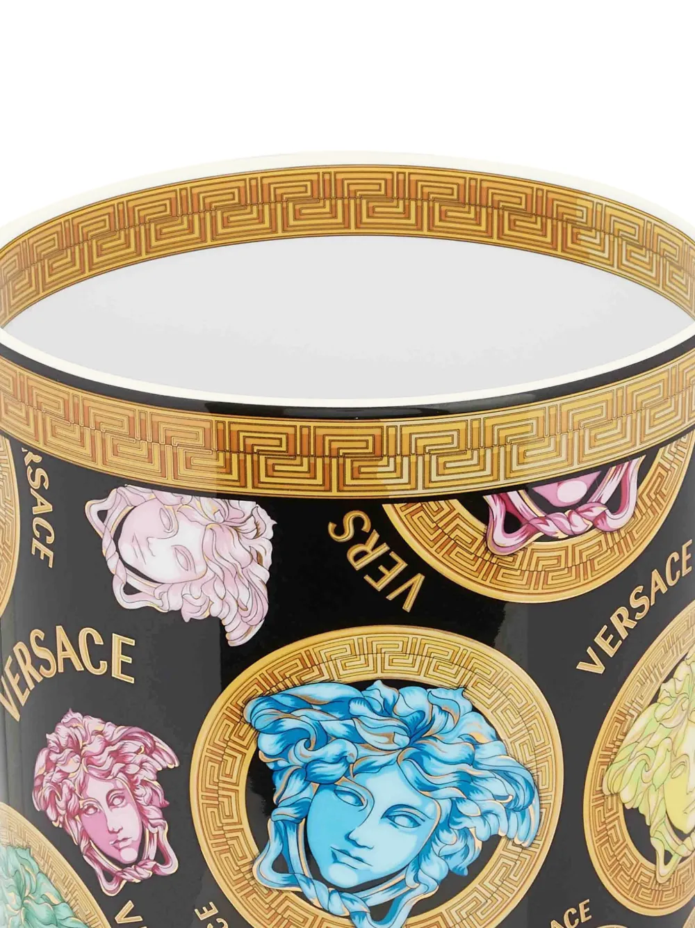 Versace Home Medusa Amplified vase (30cm) - Zwart