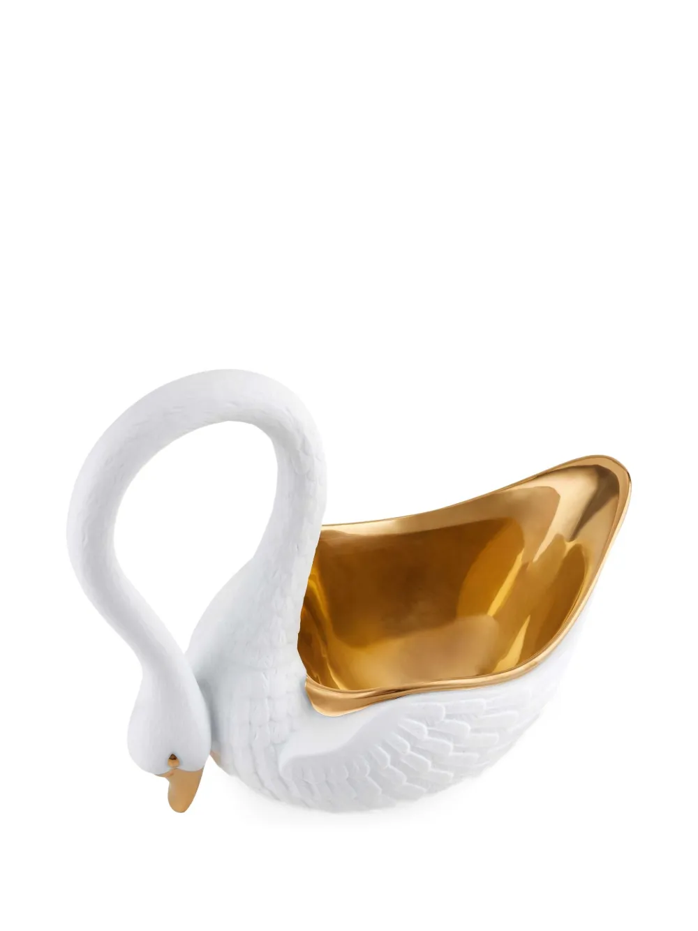 L'Objet large Swan centerpiece (36cm x 33cm) | White | Image 1