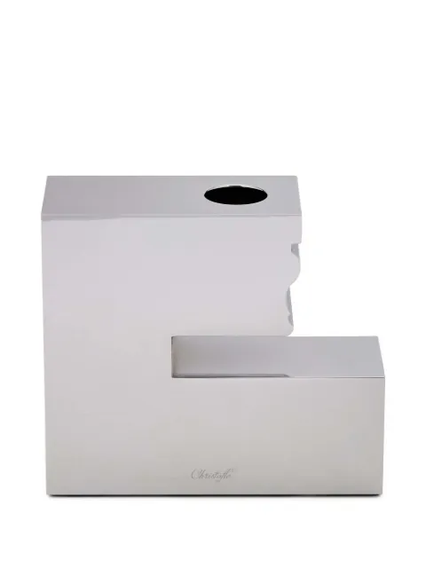 Christofle Perspectives Large Chrome N°2 candle holder (10.5cm)