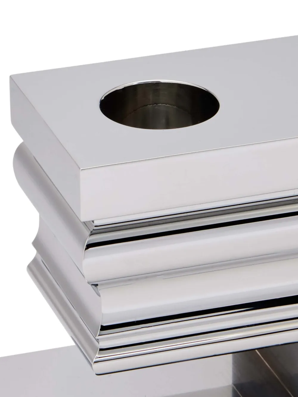 Christofle Perspectives Large Chrome N°2 candle holder (10.5cm) | Candle Holders | Image 2