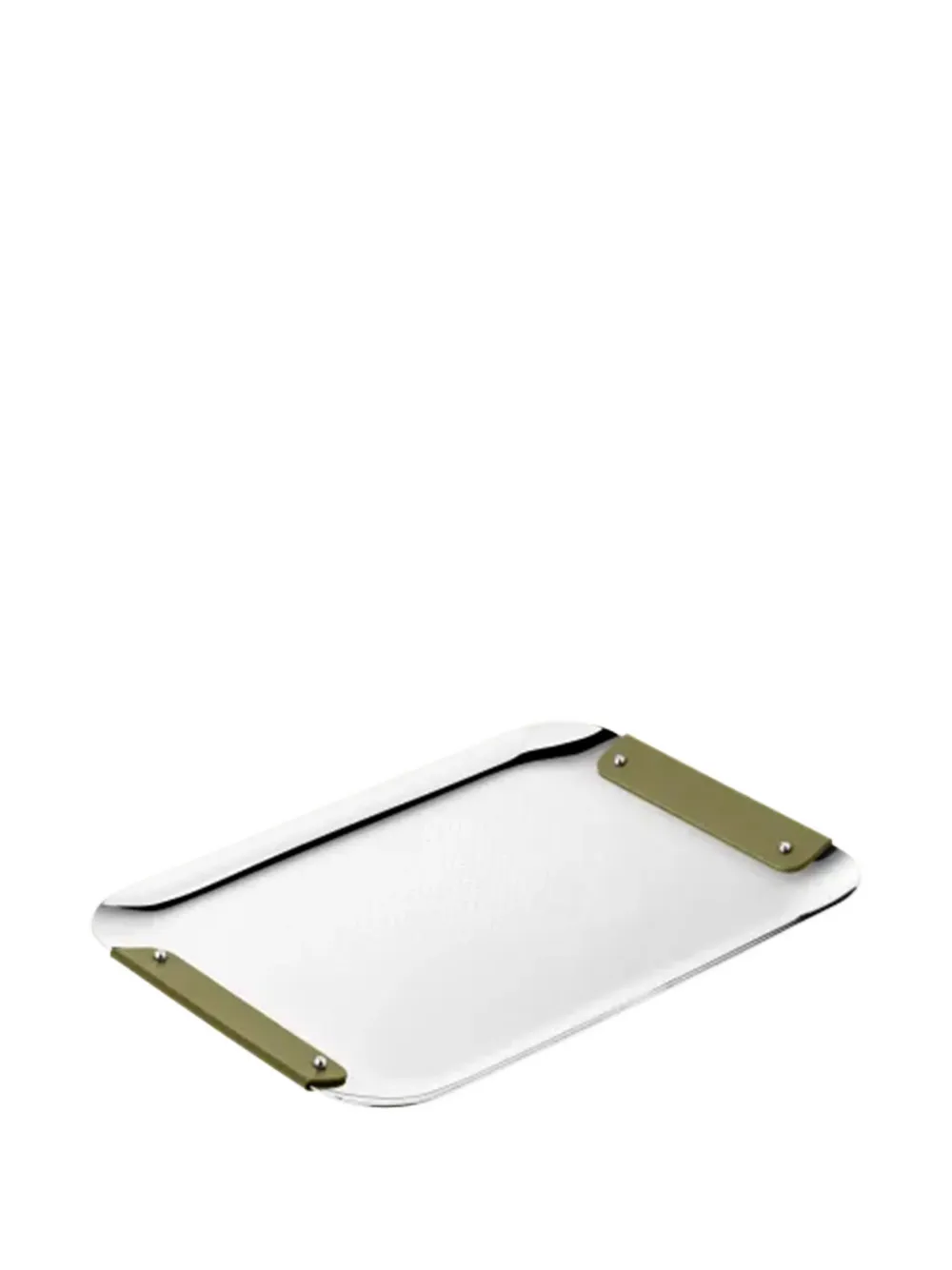 Christofle Club rectangular serving tray (32cm x 23cm) | Silver | Image 1