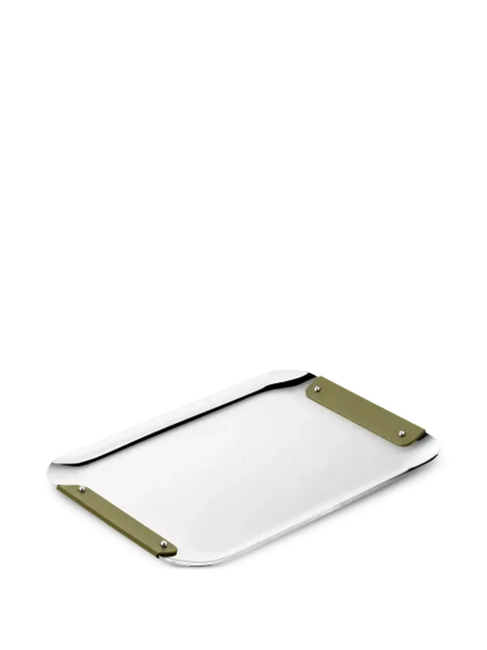 Christofle Club rectangular serving tray (32cm x 23cm) | Silver | Image 1