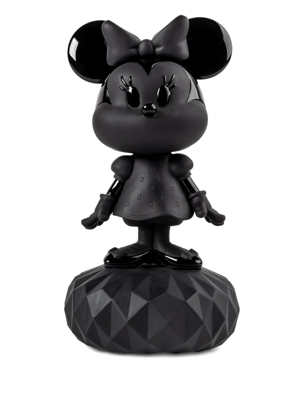 Lladró Minnie bow total sculpture (31cm x 17cm) | Black | Image 1