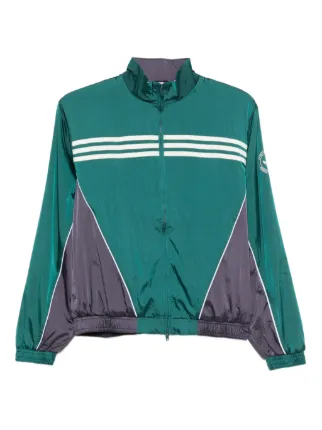Adidas originals SPORTY & RICHウインドブレーカー Adidas x Sporty ＆ Rich ストライプ ウインドブレーカー | グリーン