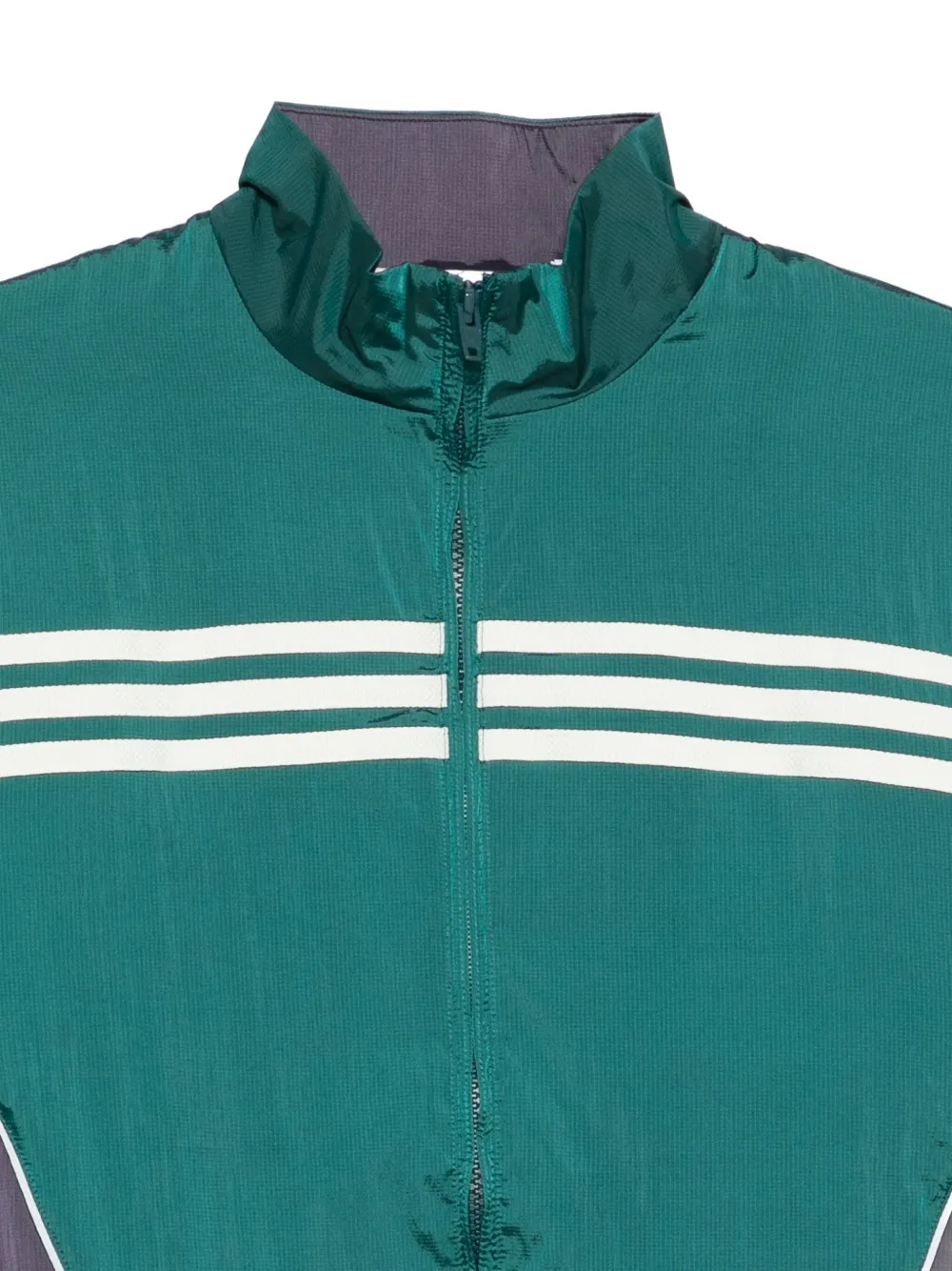 Adidas x Sporty ＆ Rich ストライプ ウインドブレーカー | グリーン