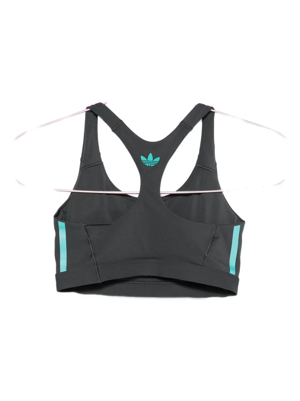 Adidas racerback logo sports bra - Grijs