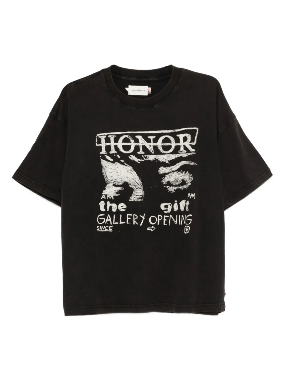 Honor The Gift T-shirt Art That Reflects - Nero