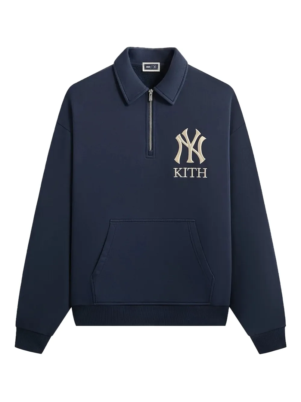KITH x New York Yankees quarter-zip sweatshirt | Blue | Image 1