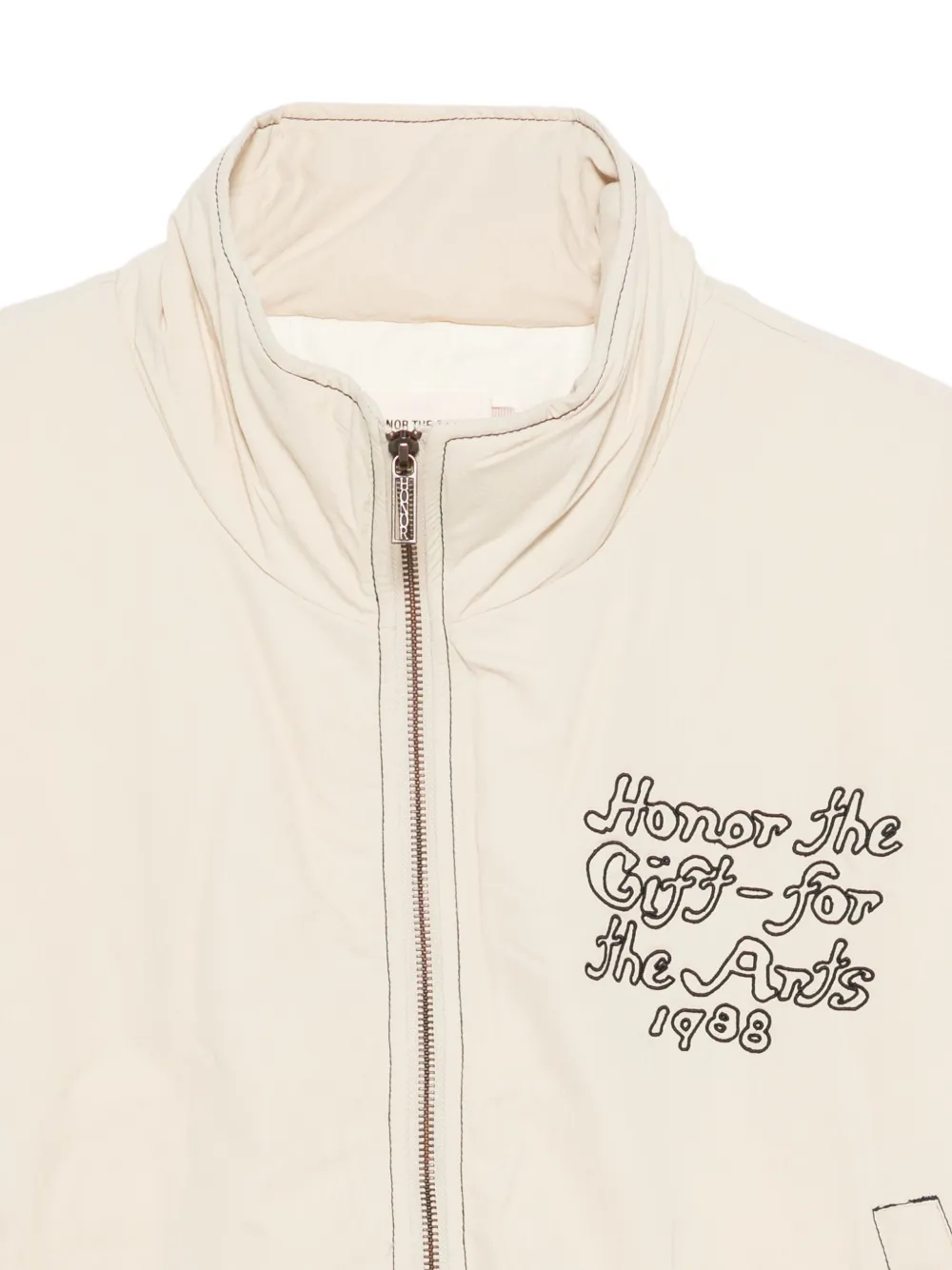 Honor The Gift Bomberjack met rits Beige