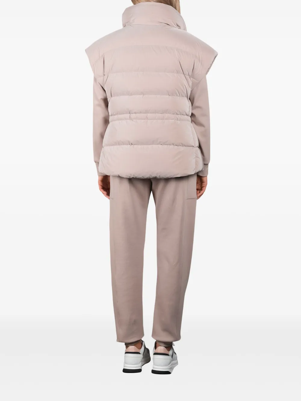 Moorer Mily-os Padded Gilet In Pink