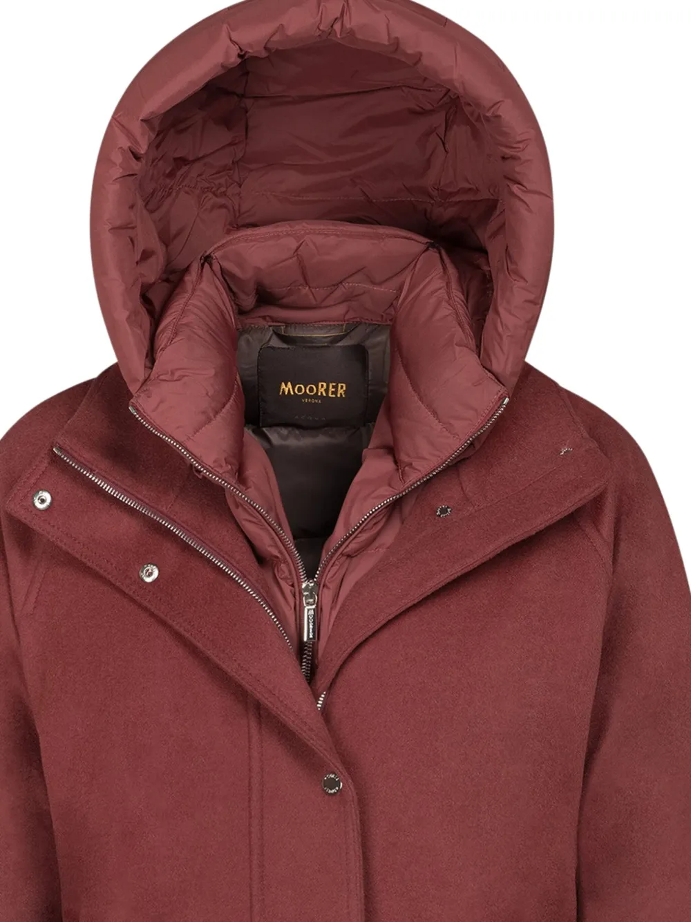 Moorer Alimena-Le jack met capuchon Rood