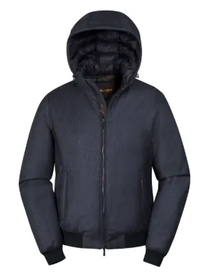 Moorer DRIVE-S-PUM Zip Pocket Jacket | Blue | FARFETCH