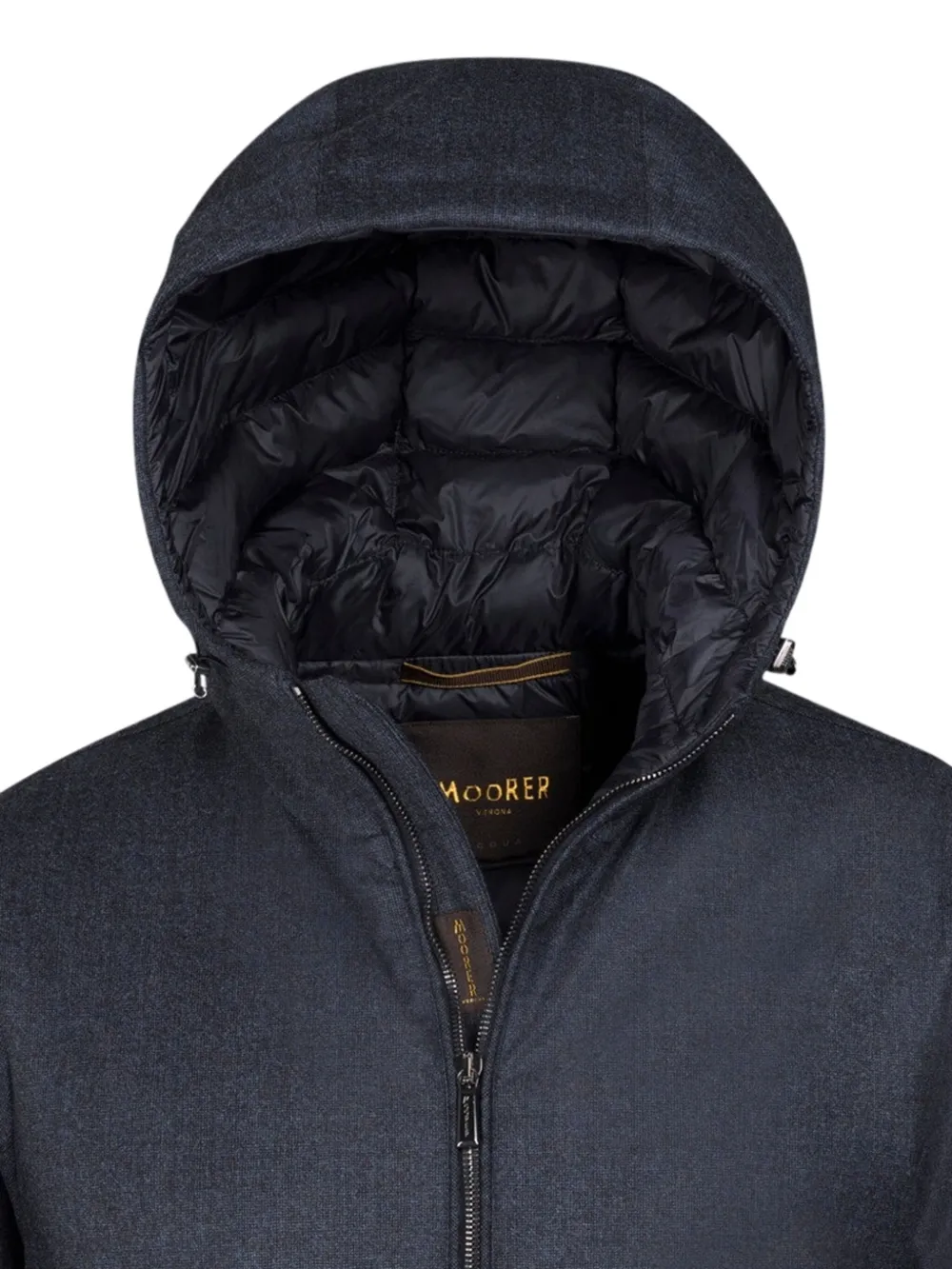 Moorer Oniro-Ffl hooded zip-up down jacket | Down Jackets | Image 2