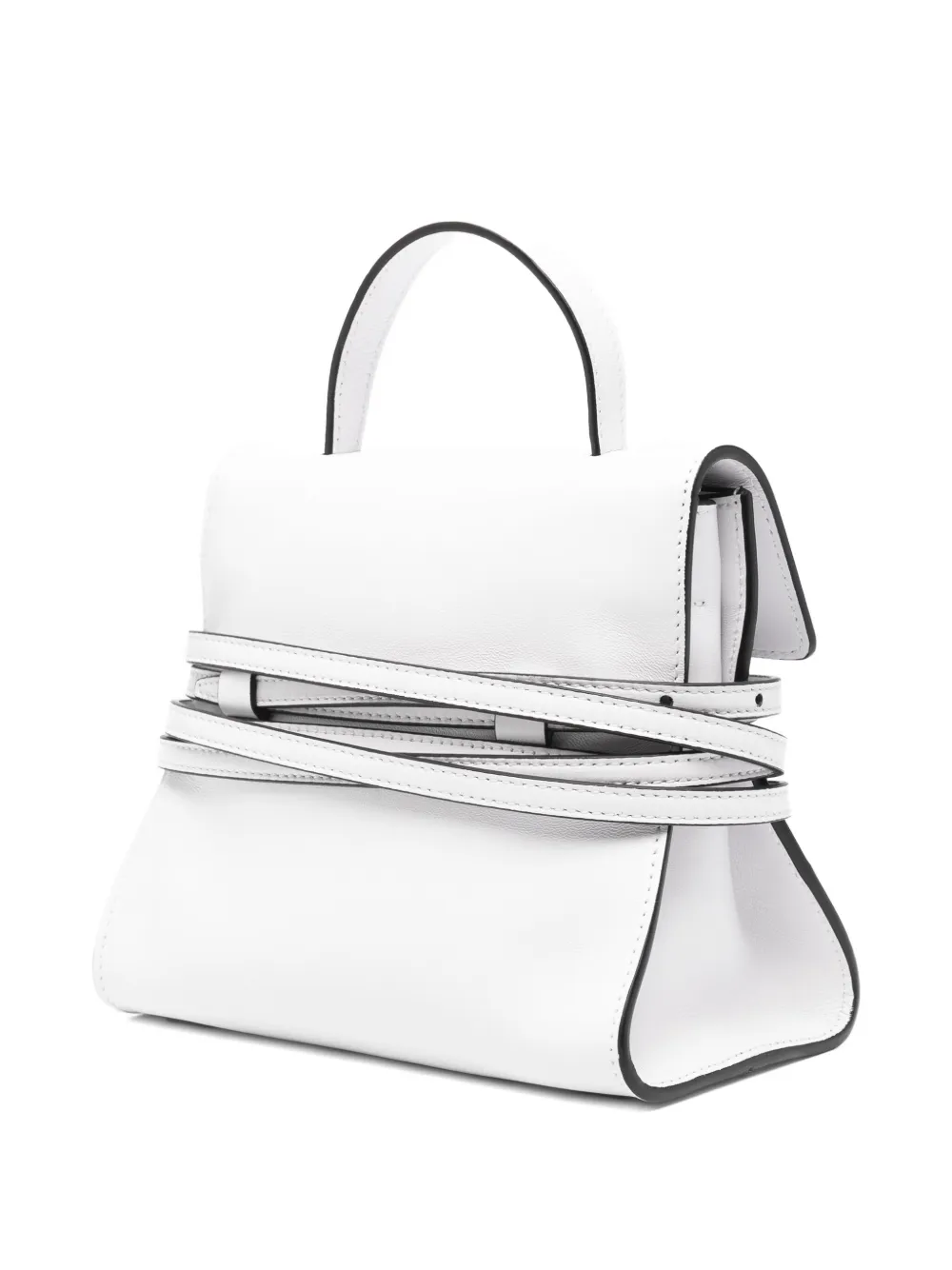 Moschino Shopper met gespbandje Wit