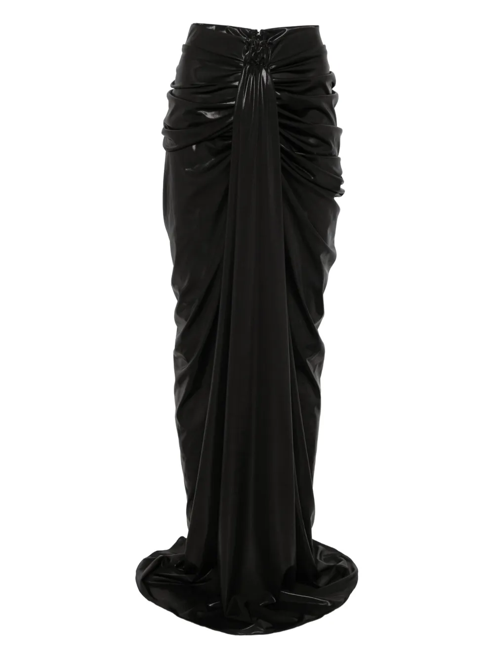 MITILIANE COUTURE iridescent maxi skirt | Black | Image 1