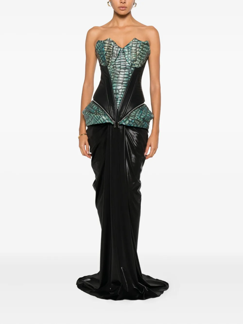 MITILIANE COUTURE croc effect top | Vests & Tank Tops | Image 2