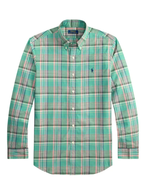 ralph lauren casual dress shirts Polo Ralph Lauren Men's Classic Fit Stretch Oxford Shirt, Blue, 15.5 32/33, Cotton