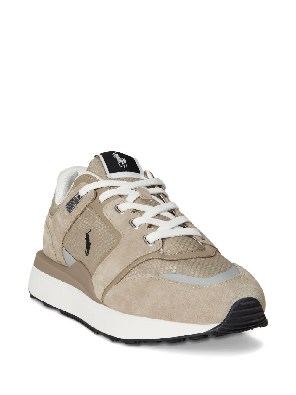 Polo Ralph Lauren Suède leren sneakers Beige