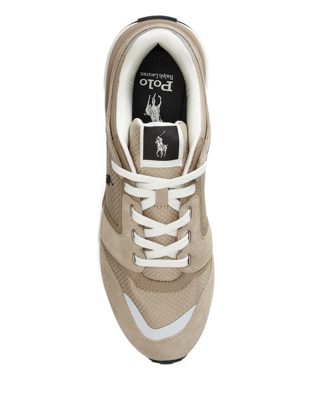 Polo Ralph Lauren Suède leren sneakers Beige