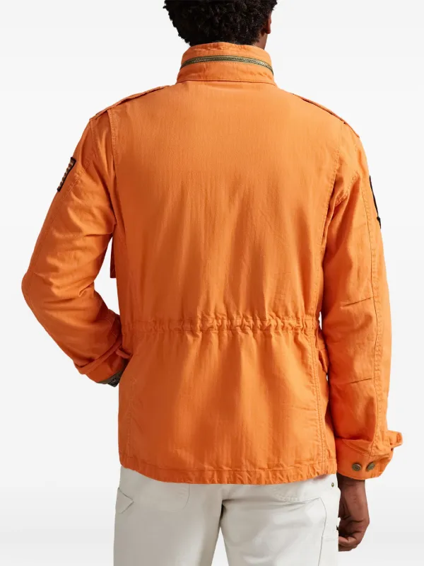 Polo Ralph Lauren multiple-patch Jacket | Orange | FARFETCH