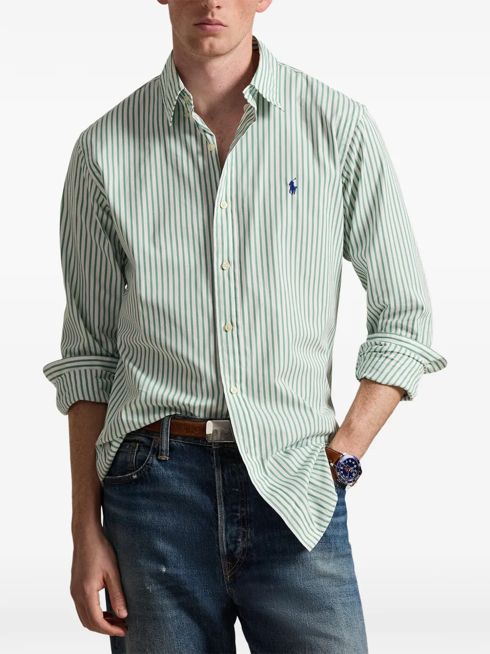 Polo Ralph Lauren Gestreept overhemd Wit
