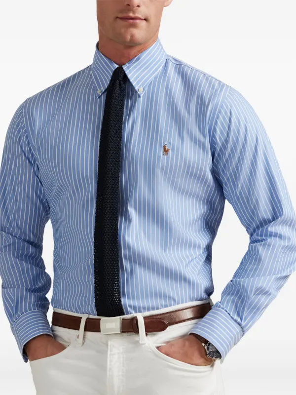 Polo Ralph Lauren ストライプ シャツ | ブルー | FARFETCH JP