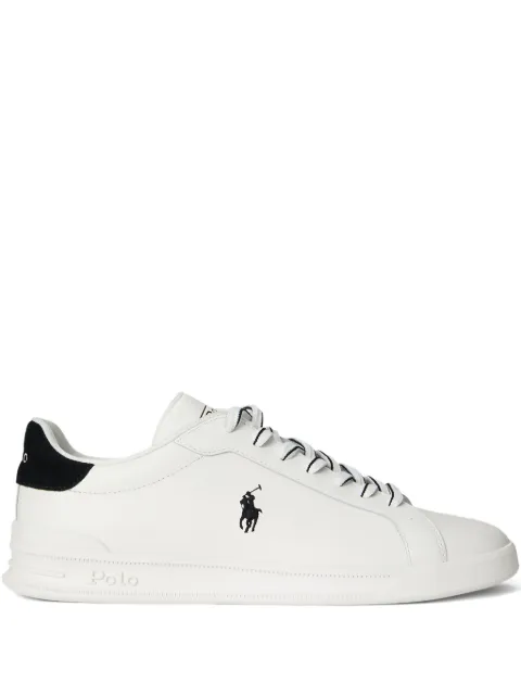 Polo Ralph Lauren tenis de piel con logo