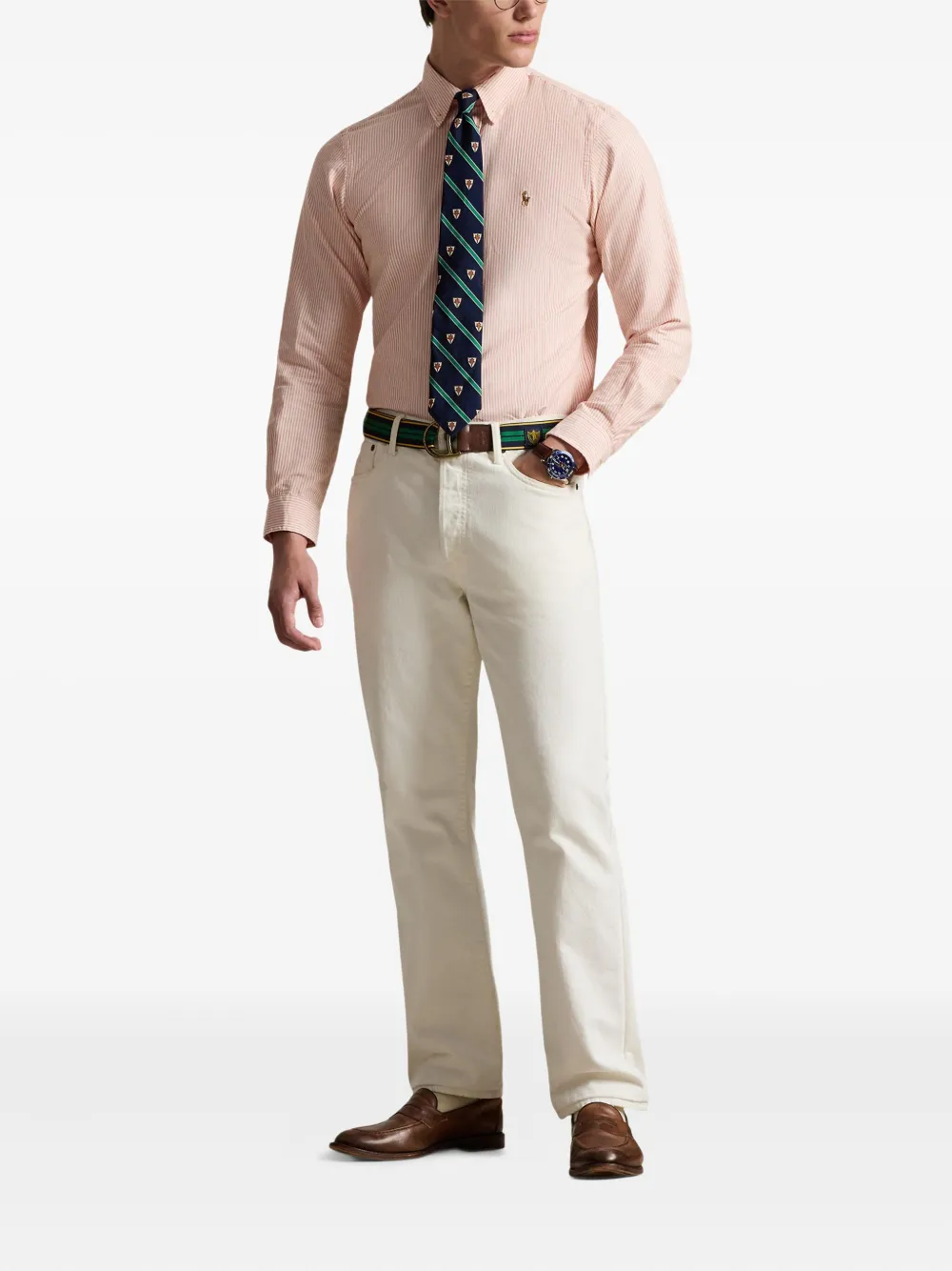 Polo Ralph Lauren Gestreept overhemd Roze