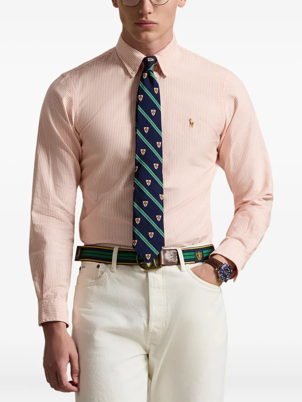 Polo Ralph Lauren Gestreept overhemd Roze