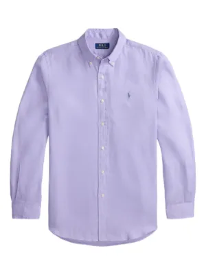 Polo Ralph Lauren long-sleeve button-down Shirt | Purple | FARFETCH AO