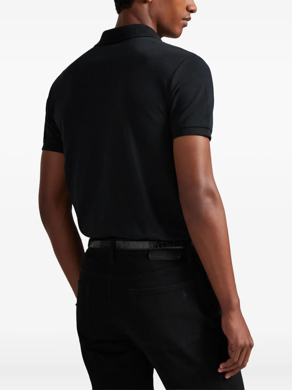 Polo Ralph Lauren Poloshirt met geborduurd logo Zwart