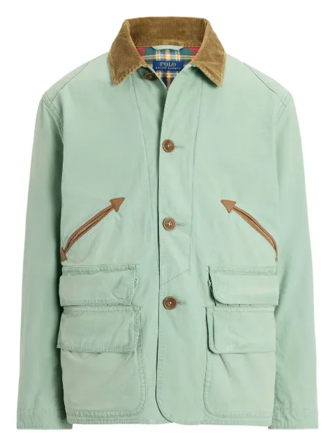 Polo Ralph Lauren corduroy-collar military jacket