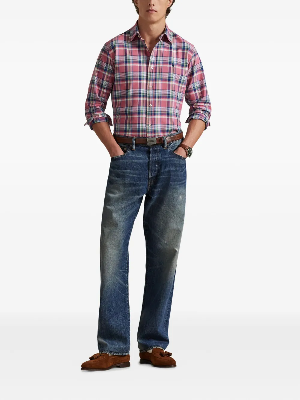 Polo Ralph Lauren Oxford overhemd Roze