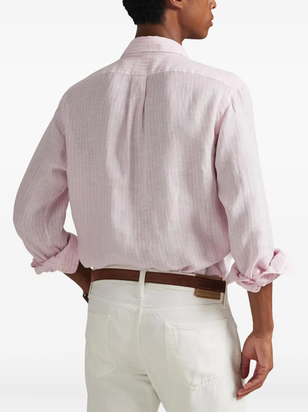 Polo Ralph Lauren Button-up Long-sleeve Shirt In White