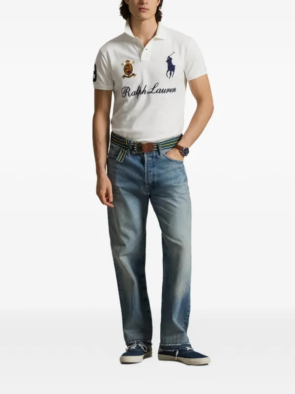 Polo Ralph Lauren Camisa Polo Com Aplicação | Branco | FARFETCH BR