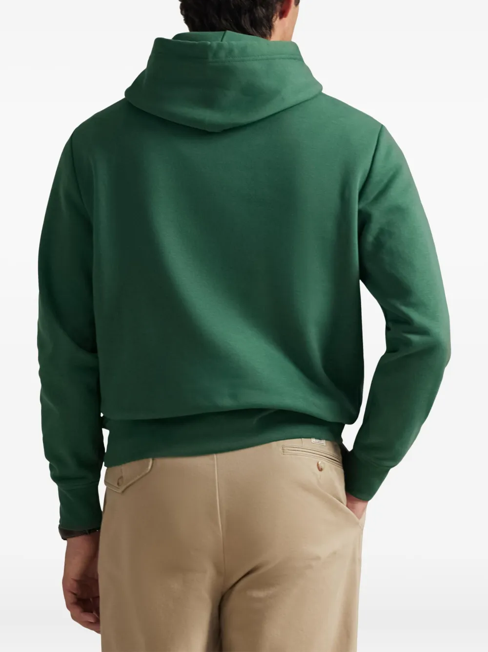Polo Ralph Lauren Logo-detail Hoodie In Green