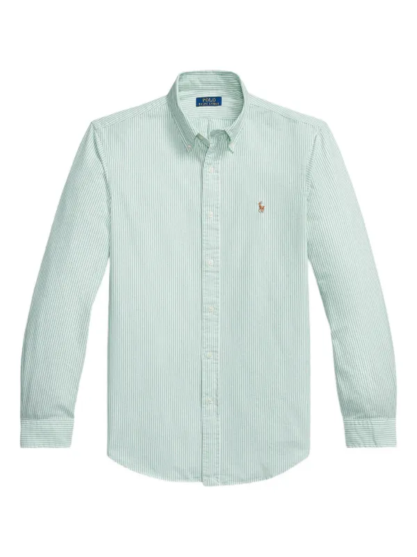 Polo Ralph Lauren ストライプ シャツ | グリーン | FARFETCH JP