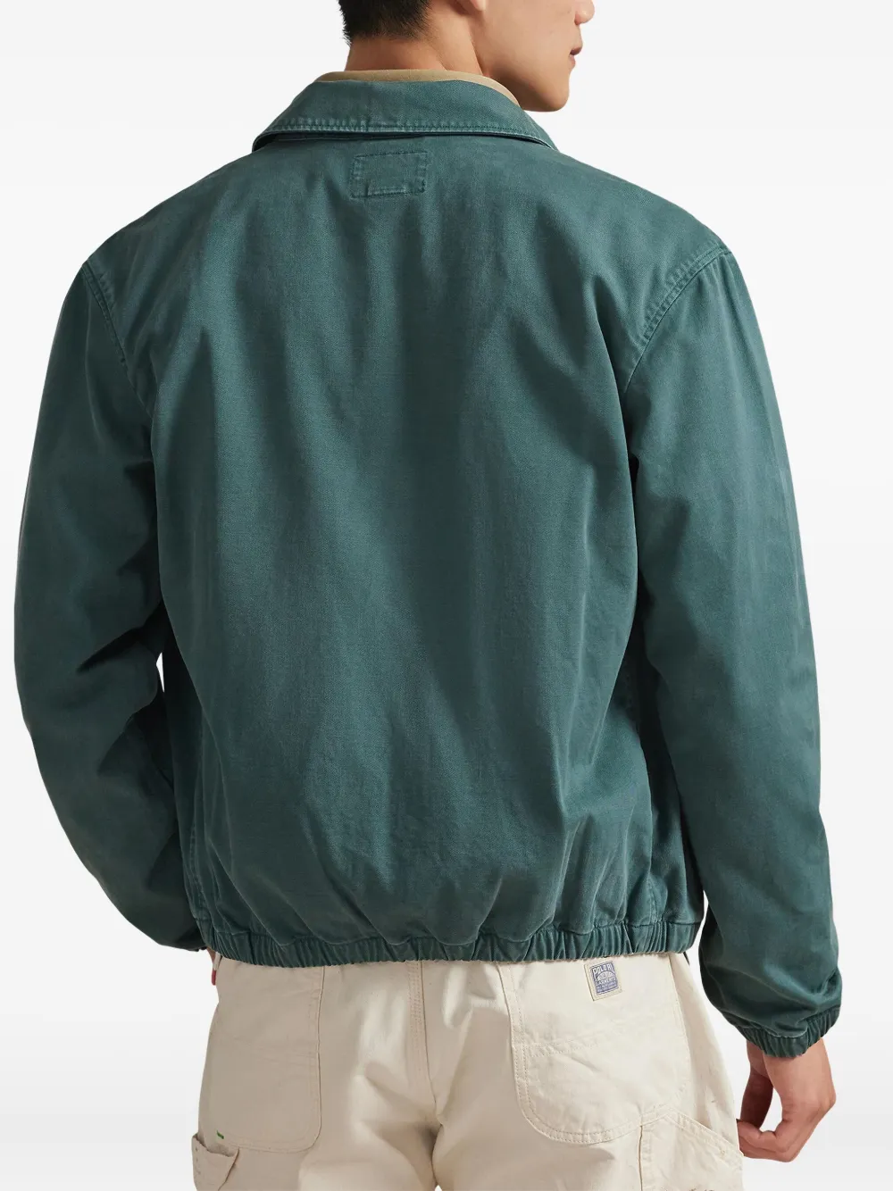 Polo Ralph Lauren Zip Denim Jacket In Green