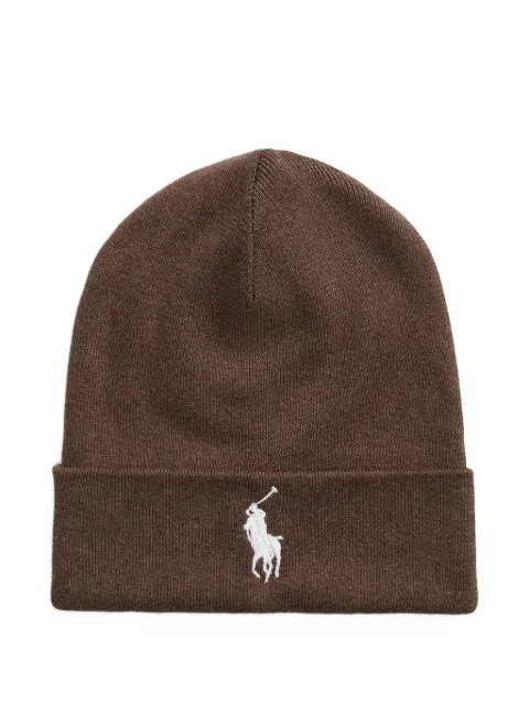 Polo Ralph Lauren logo-detail beanie hat