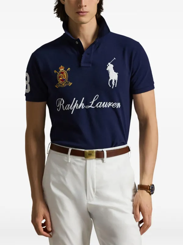 ビッグポニー M Polo Ralph Lauren Big Pony 20th Anniversary Polo Shirt | Blue