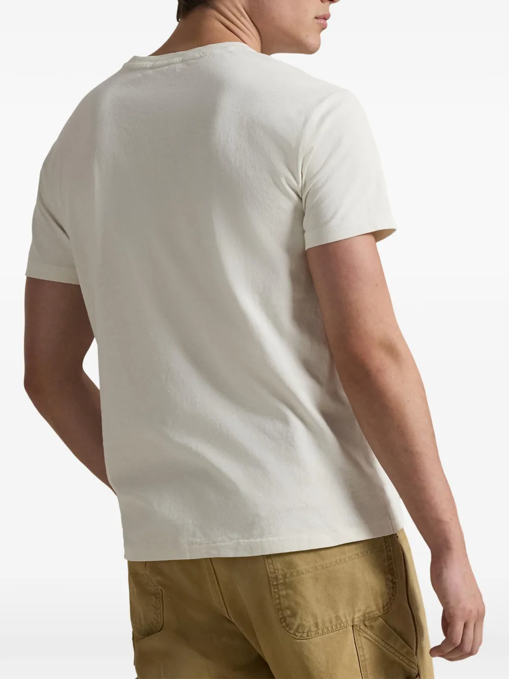 Polo Ralph Lauren T-shirt met ronde hals en print Beige