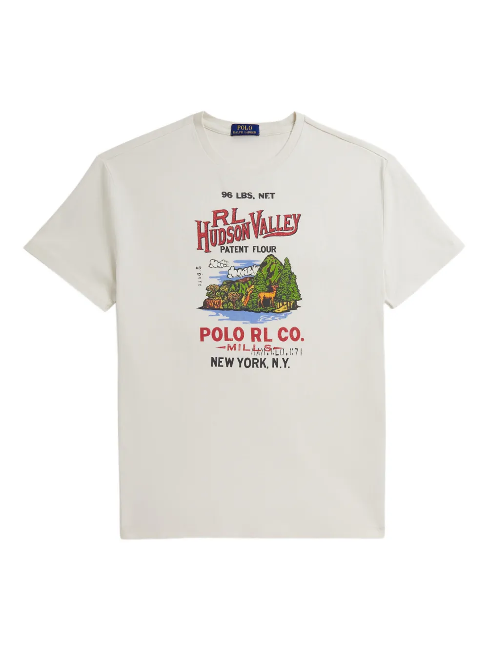 Polo Ralph Lauren crew-neck printed T-shirt - Toni neutri